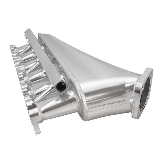 Proflow Intake Manifold Kit V2, For Ford Falcon XR6 BA/BF/FG Barra, Fabricated Aluminium, Polished, 80mm Bore