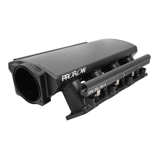 Proflow SuperMax Plus EFI Intake Manifold Kit, For Holden Commodore LS3/L92, Fabricated Black, Low-Profile, w/Fuel Rails, 102mm Bore