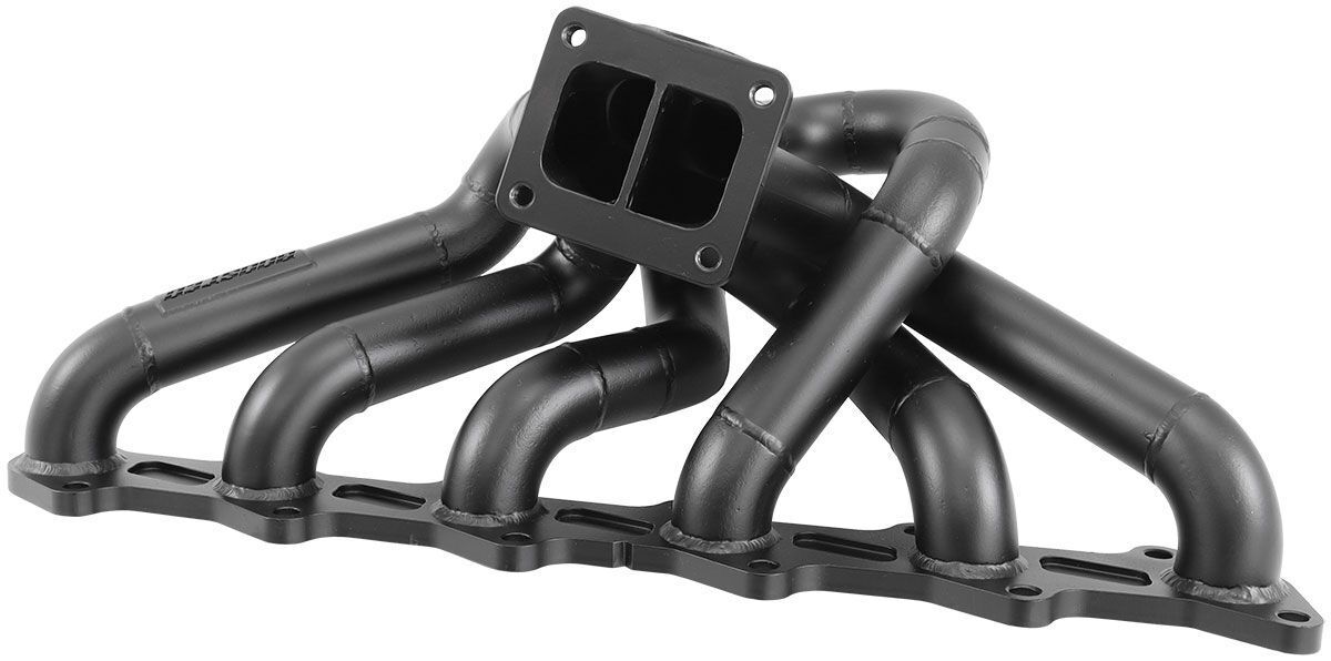 Aeroflow Ford Barra T4 Turbo Manifold Suits High Mount GT35-GT42 Turbo, with 50mm External Wastegate Flange