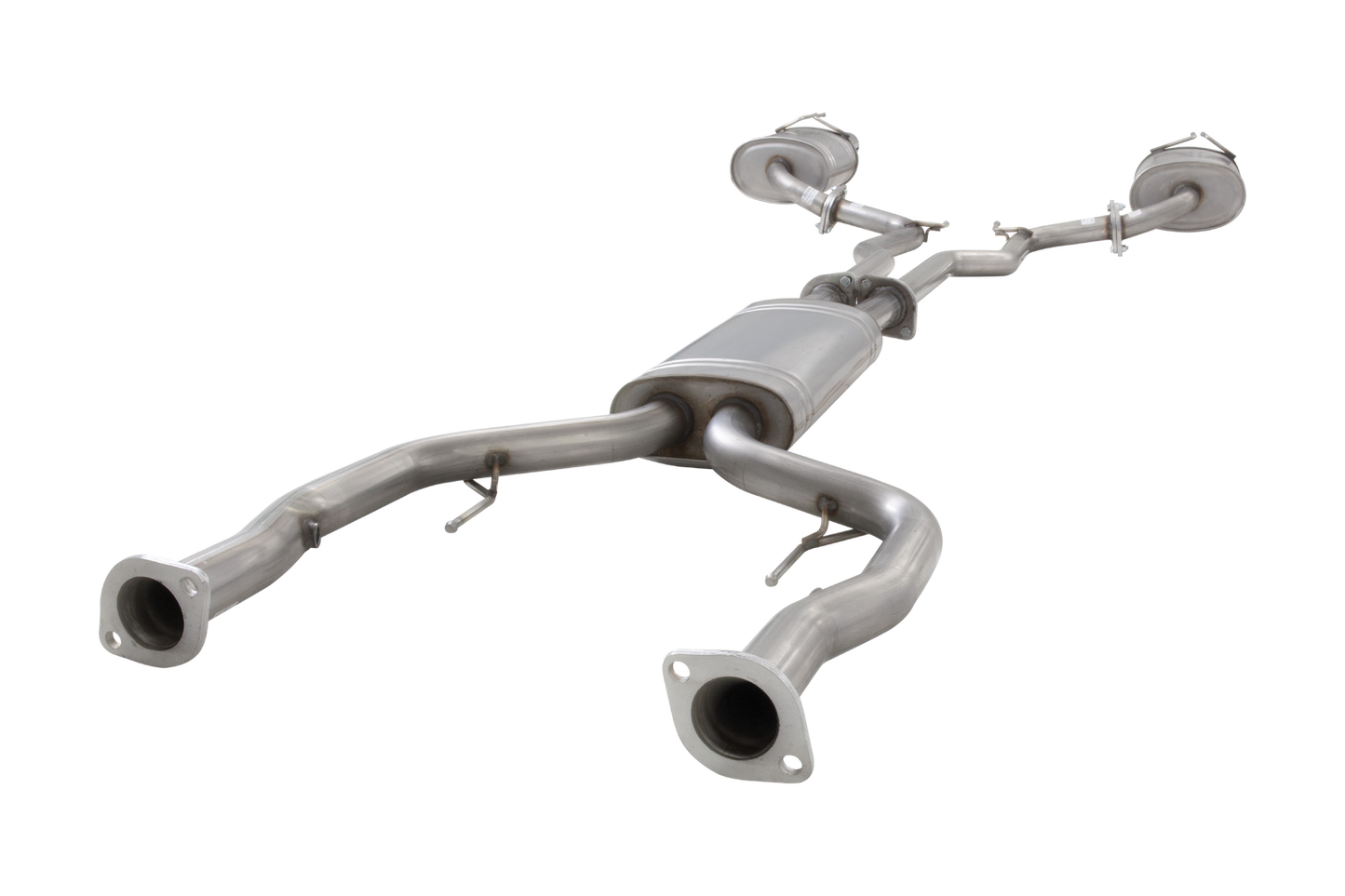 XForce Twin 2.25in Cat-Back Exhaust - Non-Polished Stainless (Commodore VE-VF SV6 06-17)