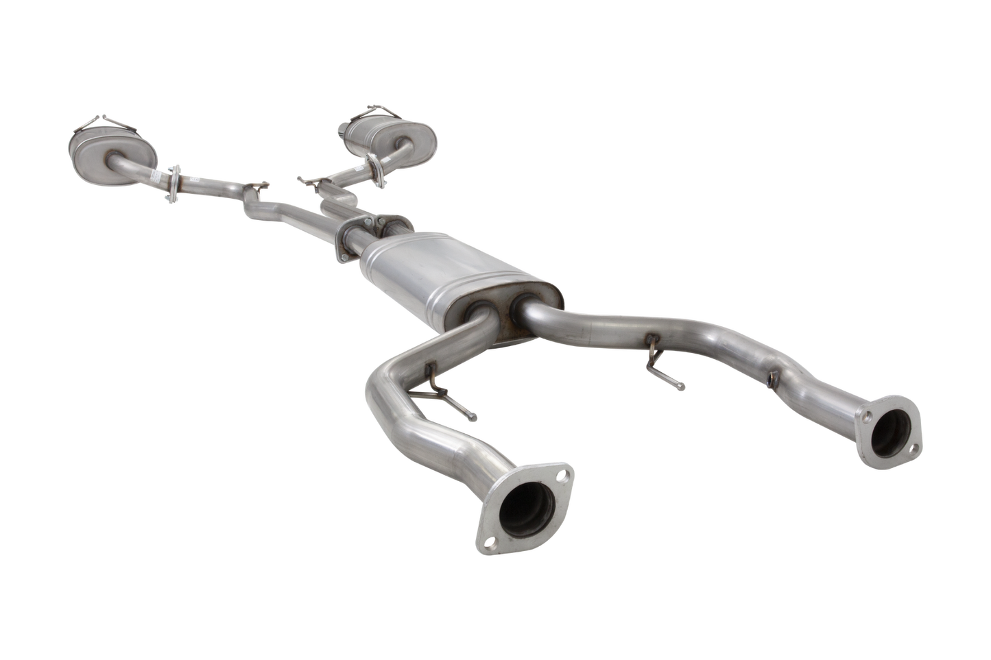 XForce Twin 2.25in Cat-Back Exhaust - Non-Polished Stainless (Commodore VE-VF SV6 06-17)