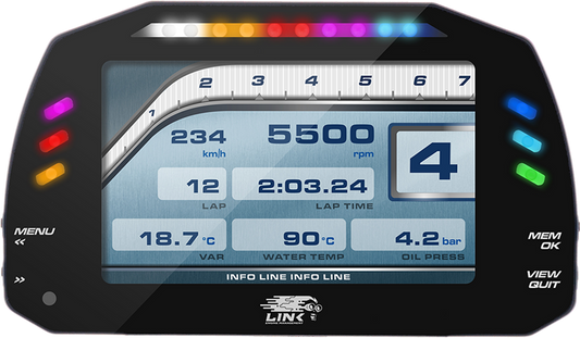 Link 5in MXS Strada Dash Display - Race Edition