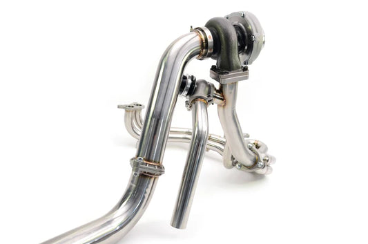 Roger Clark Motorsport Rotated T3 Turbo Up Pipe & Down Pipe Ext Gate - Subaru WRX STI 94-07/FXT 97-08/LGT 89-03