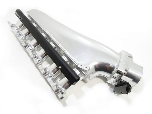 Proflow Intake Manifold Kit, Fabricated Aluminium, For Toyota 2JZGTE Turbo, Inlet Plenum, 90mm Throttle Body, Fuel Rail Kit