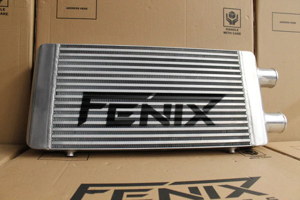 Bar & Plate Intercooler (Core Size 300x550x76mm. 2.5" Outlets Same Side)