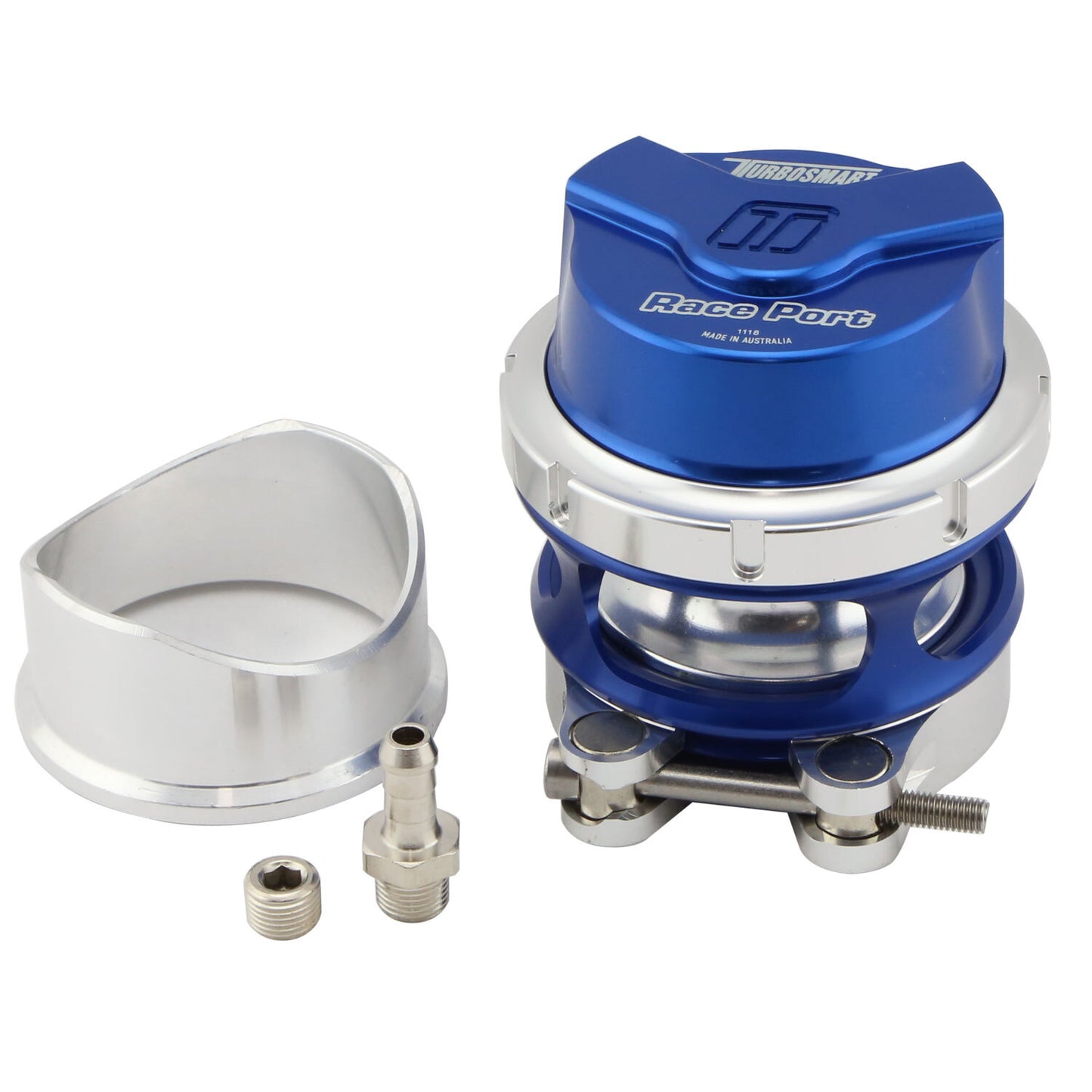 Turbosmart GenV Race Port Universal BOV Blow Off Valve w/Weld On Flange
