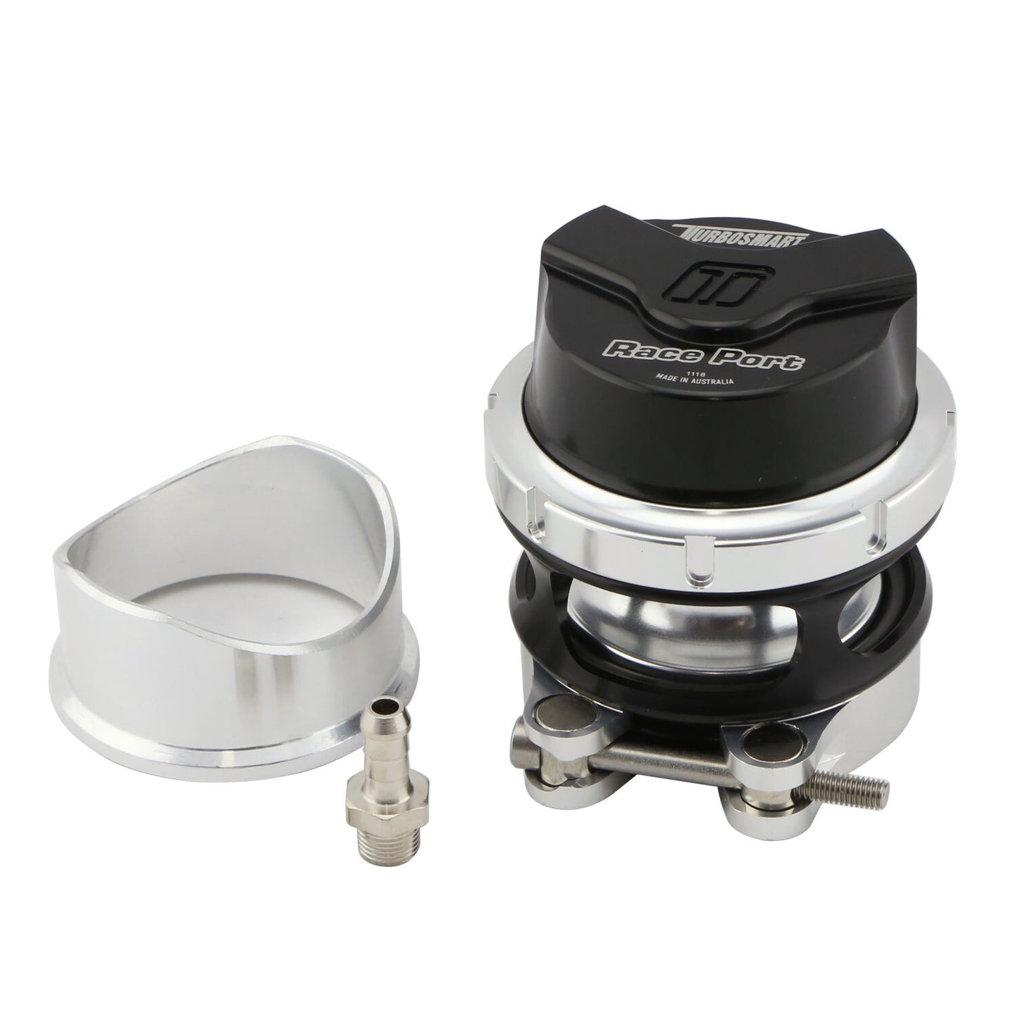 Turbosmart GenV Race Port Universal BOV Blow Off Valve w/Weld On Flange