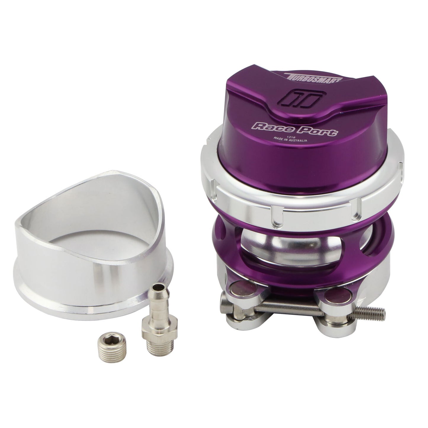 Turbosmart GenV Race Port Universal BOV Blow Off Valve w/Weld On Flange