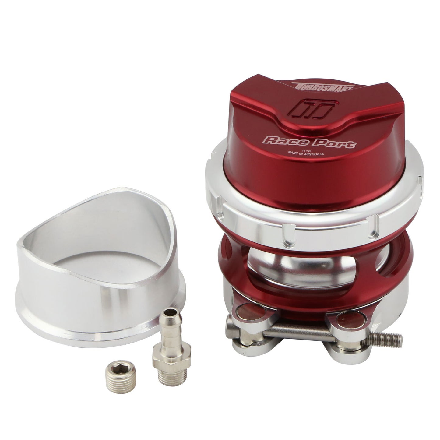 Turbosmart GenV Race Port Universal BOV Blow Off Valve w/Weld On Flange