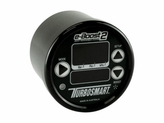 Turbosmart e-Boost2 120psi Electronic 3 Port Boost Controller Gauge 60mm Black Face/Bezel Sleeper