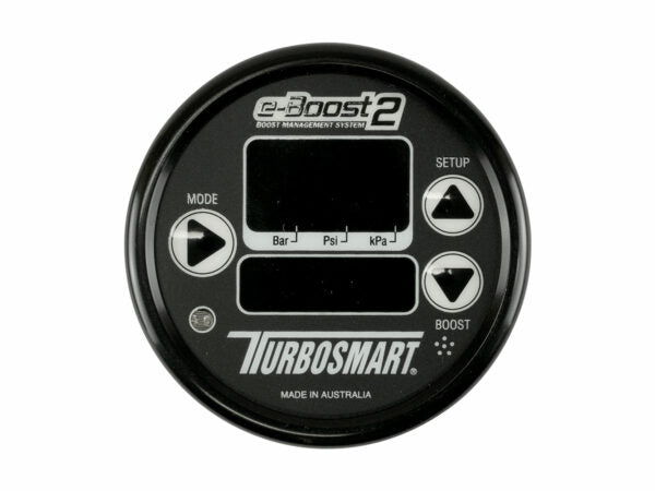 Turbosmart e-Boost2 120psi Electronic 3 Port Boost Controller Gauge 60mm Black Face/Bezel Sleeper