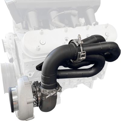 Aeroflow GM LS Twin Turbo Long Runner Manifolds