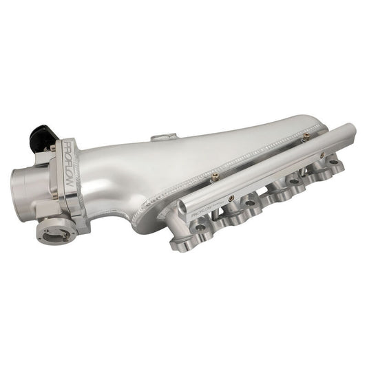 Proflow Intake Manifold Kit, For Nissan SR20 S14/S15, Fabricated Aluminium, Black, 76mm Throttle Body, Fuel Rail Kit