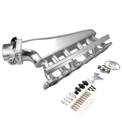 Proflow Intake Manifold Kit, Fabricated Aluminium, For Nissan, Commodore RB30, Inlet Plenum, 90mm Throttle Body, Fuel Rail Kit