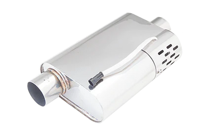 XForce 3in Inlet Oval (4in x 9in x 15in) Varex Muffler Hidden Motor without Tips