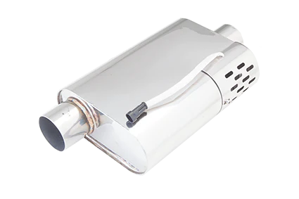 XForce 3in Inlet Oval (4in x 9in x 15in) Varex Muffler Hidden Motor without Tips