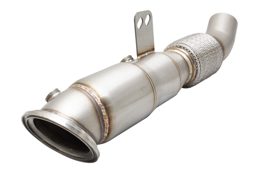 XForce Turbo Downpipe with high flow Cat Converter (BMW 1 Series 16-19/GR Supra 19+)