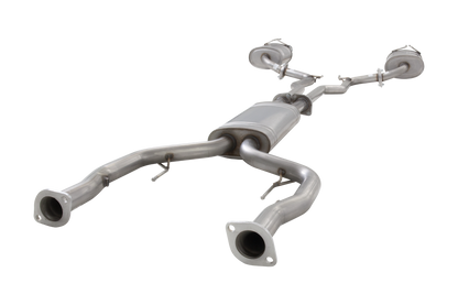 XForce Twin 2.25in Cat-Back Exhaust - Non-Polished Stainless (Commodore VE-VF SV6 06-17)