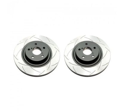Disc Brakes Australia Clubspec 4000 2x T3 Slotted Front Rotors (inc WRX/STi 99-07/09-14/FXT 03-13/LG