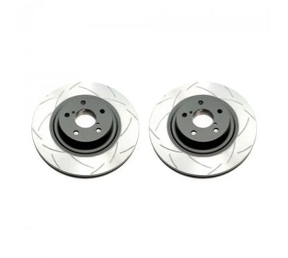Disc Brakes Australia Street Series 2x T2 Slotted Front Rotors (STi 02-20/LGT STi 06-09)