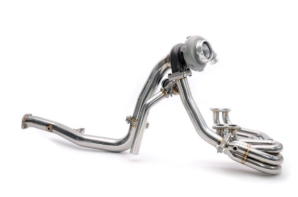 Roger Clark Motorsport Rotated T3 Turbo Up Pipe & Down Pipe Ext Gate - Subaru WRX STI 94-07/FXT 97-08/LGT 89-03
