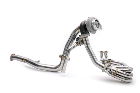 Roger Clark Motorsport Rotated T3 Turbo Up Pipe & Down Pipe Ext Gate - Subaru WRX STI 94-07/FXT 97-08/LGT 89-03