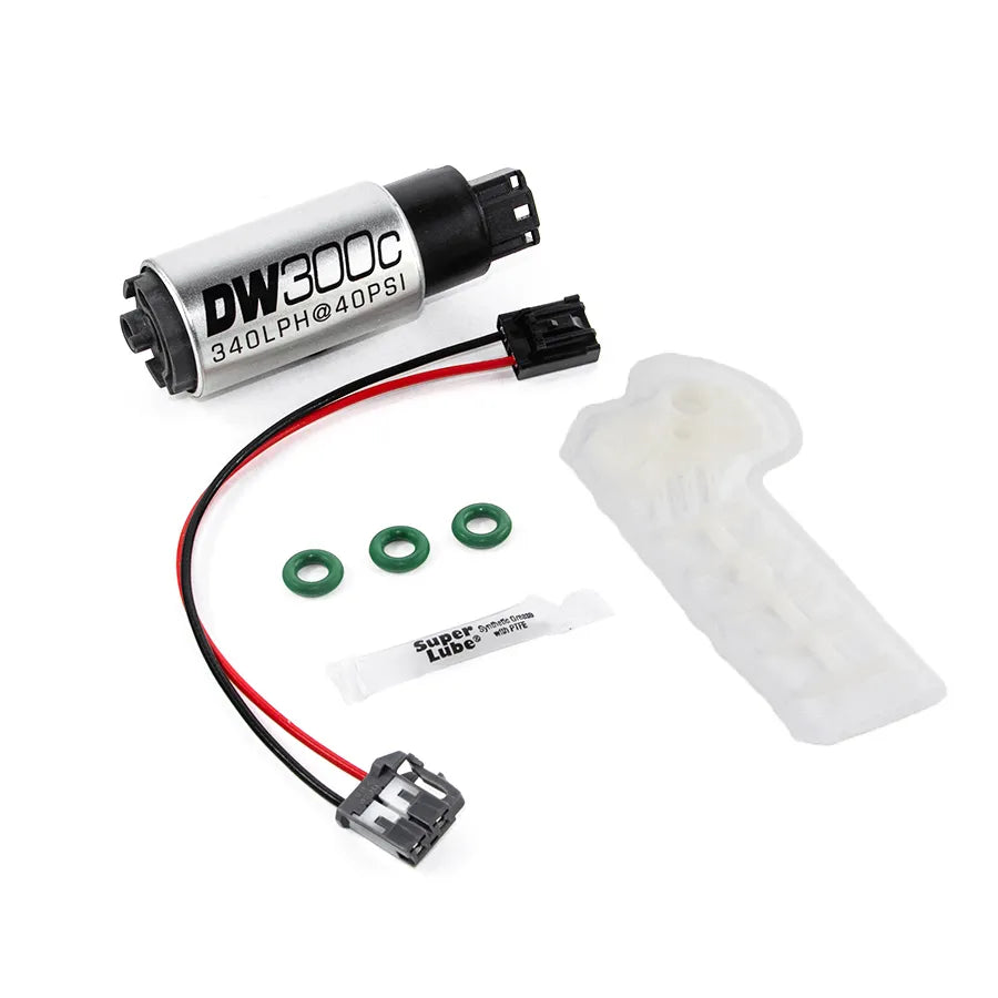 Deatschwerks DW300C 340lph Compact Fuel Pump w/Install Kit (BRZ/86 12-15)