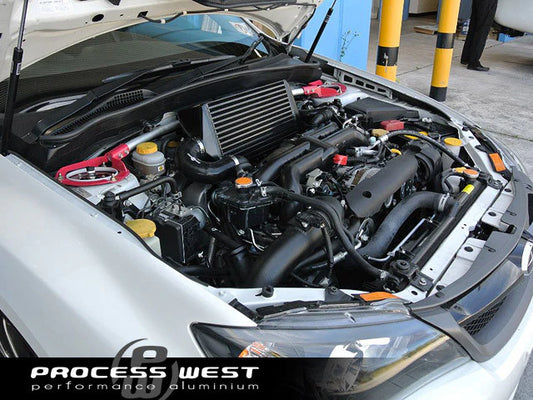 Process West Verti-Cooler Intercooler System (WRX 08-14) Black