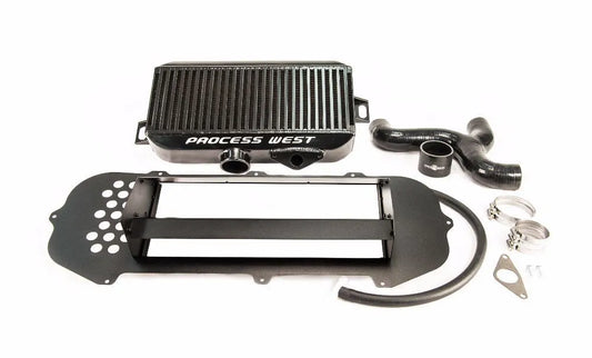 Process West Top Mount Intercooler Kit (STi 03-05) Black