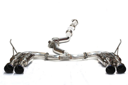 Invidia R400S Turbo Back Exhaust w/Ti Tips - Subaru WRX 11-14/STI 11-21