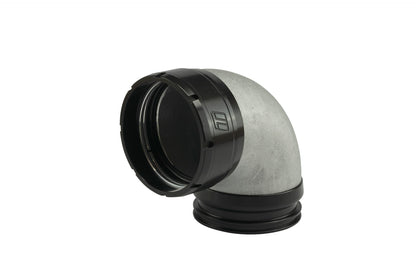 Turbosmart LockSleeve Turbo Adapter Compressor Outlet 2.50" to 90 Elbow Hose Barb 2.50"