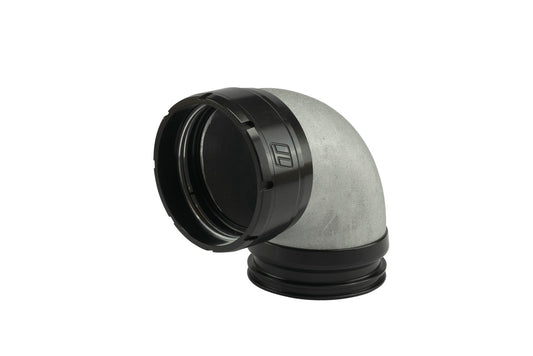 Turbosmart LockSleeve Turbo Adapter Compressor Outlet 2.50" to 90 Elbow Hose Barb 2.50"